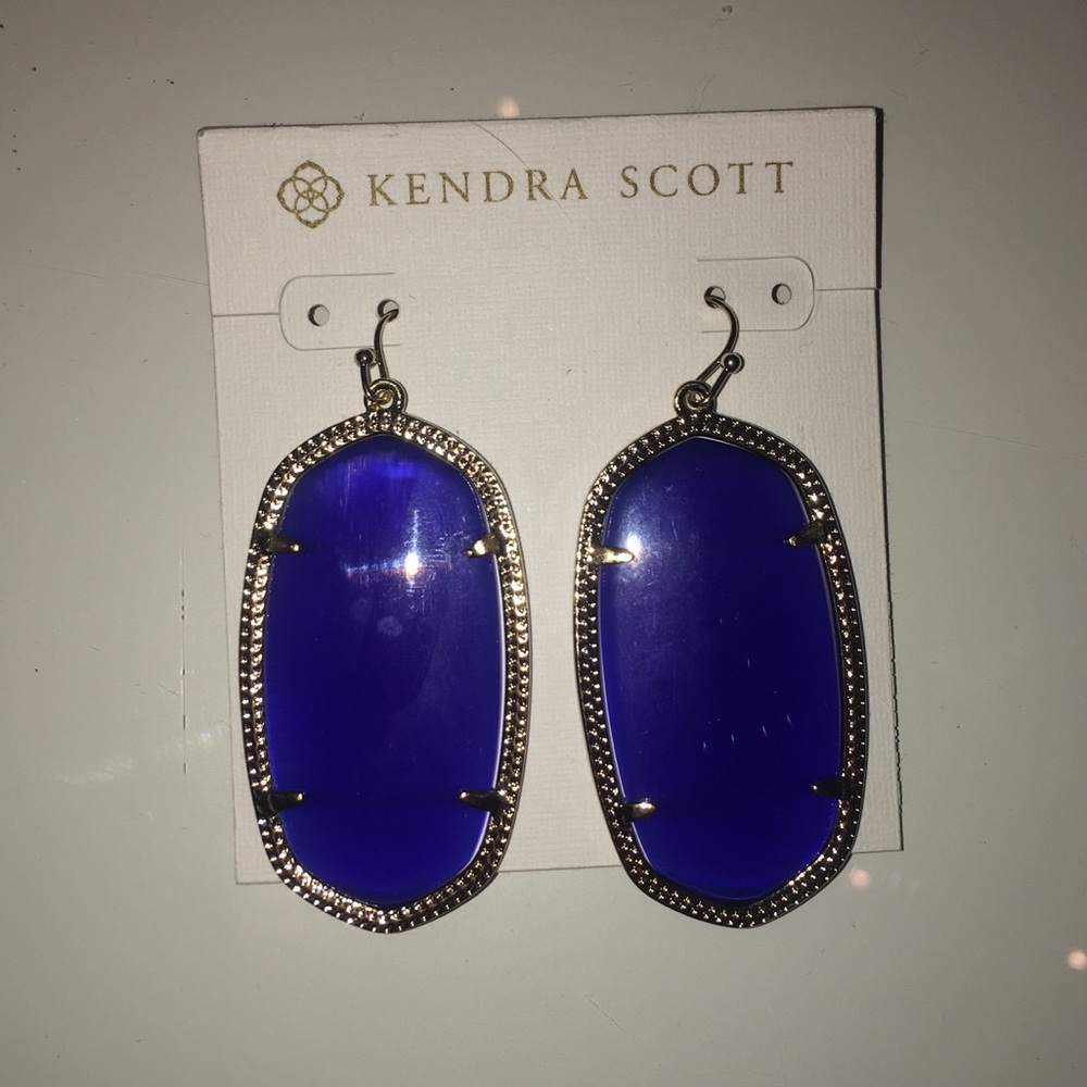 Kendra Scott Danielle Earrings in Cobalt